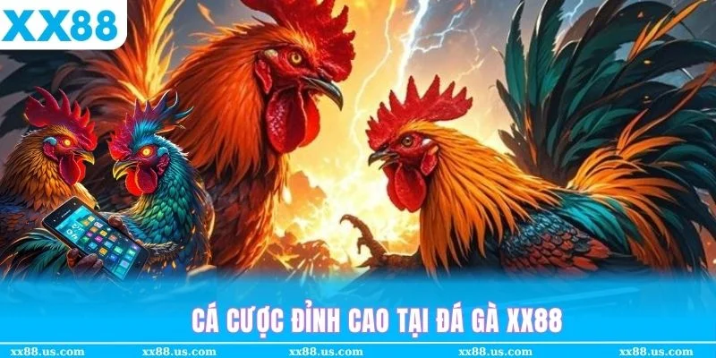 Hình thức cá cược đỉnh cao tại sảnh đá gà XX88 năm 2025